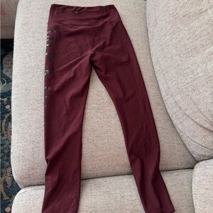 White Fox Boutique Burgundy Leggings